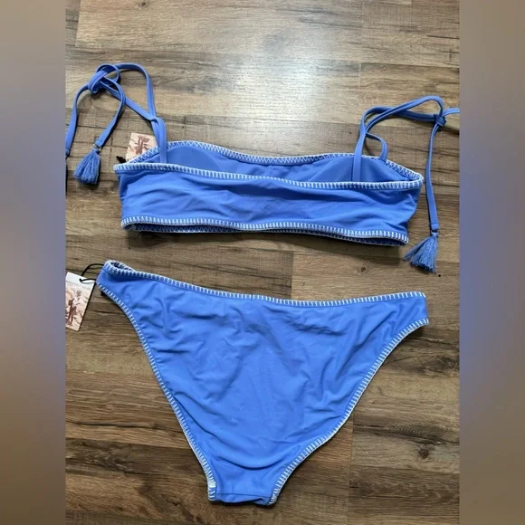 NWT Sincerely Jules Daisy Lilac Bikini Set - Picture 4 of 6